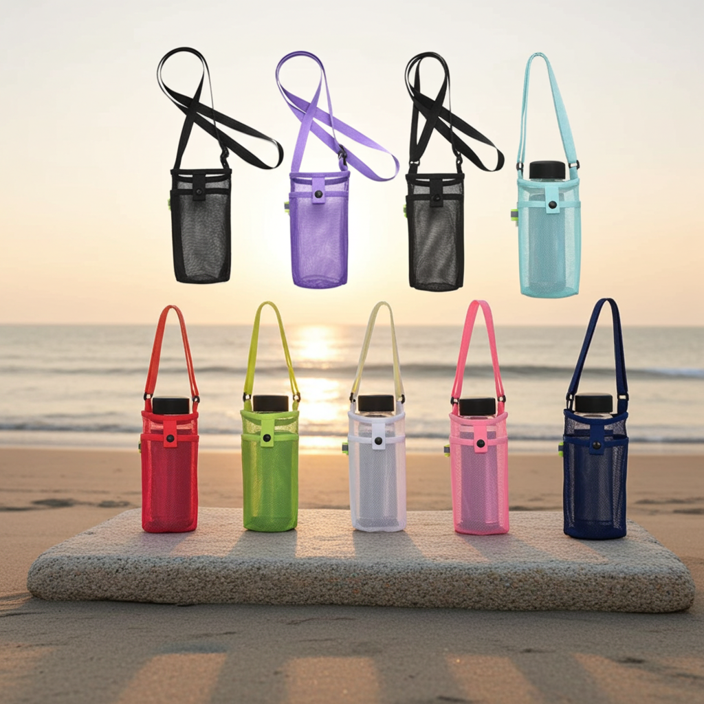 Porte-gourde bandoulière SENA – Maille réglable