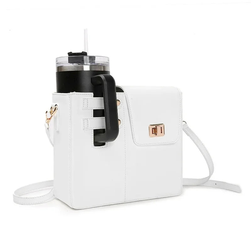 Sac à Main avec Porte Gourde intégré TULI Blanc SAC